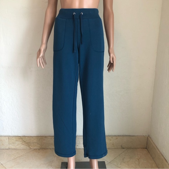 Danskin Now Women’s Size S Aqua Blue Sweatpants Joggers Relaxed-Fit Casual Pants - Picture 1 of 16